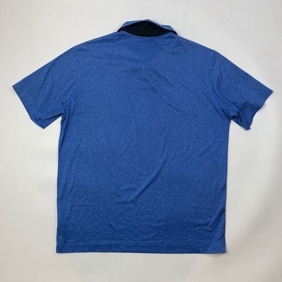 Nike Polo Shirt Mens XL Extra Large Blue Heather Golf Tour Performance Dri Fit - Picture 7 of 11